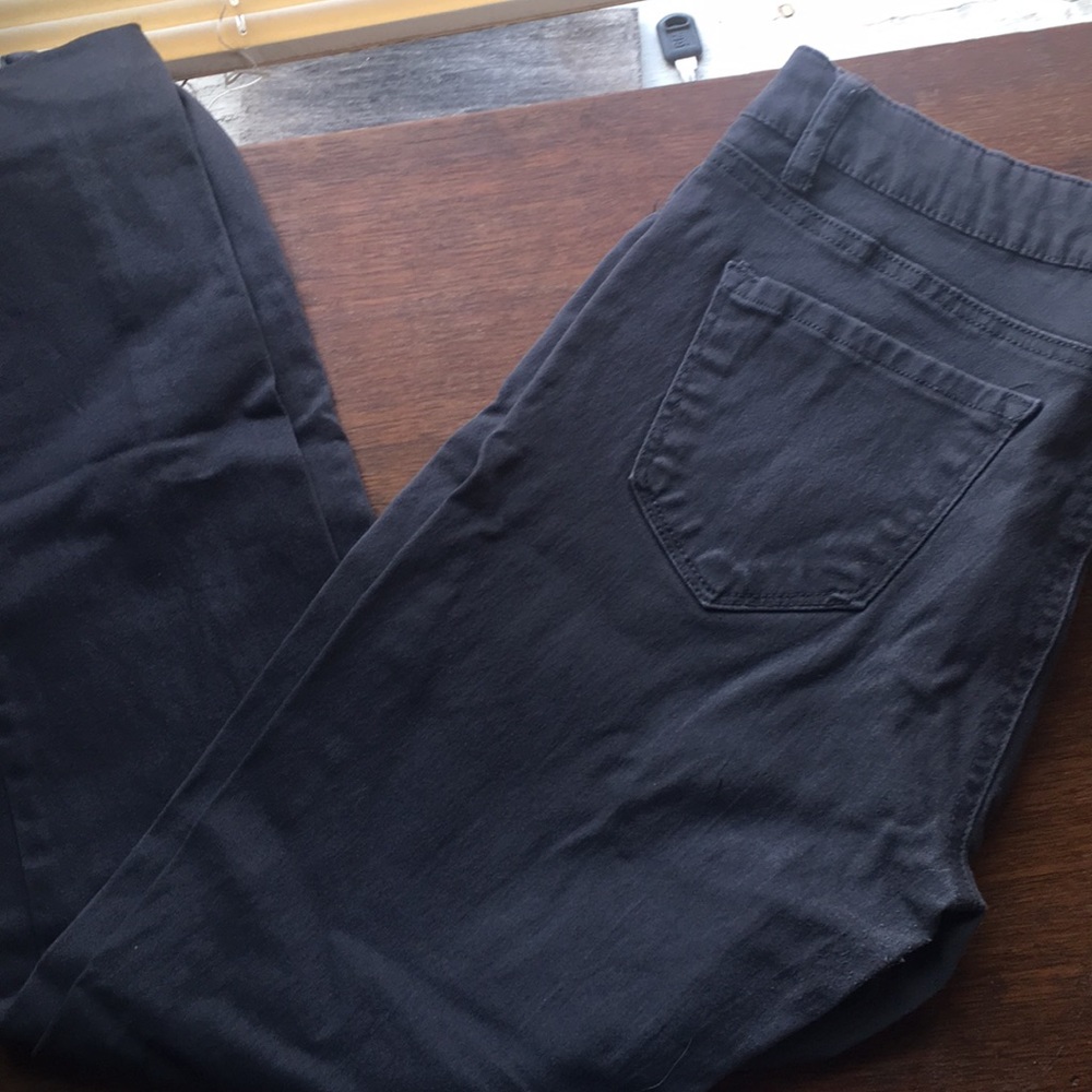 Gray skinny jeans